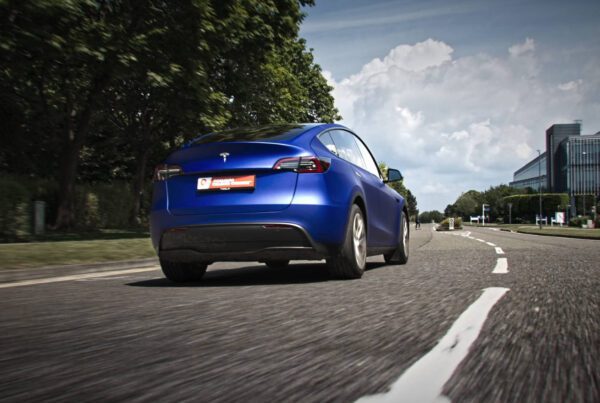 Arlon Premiere Colour Changing Tesla Model 3 running on road